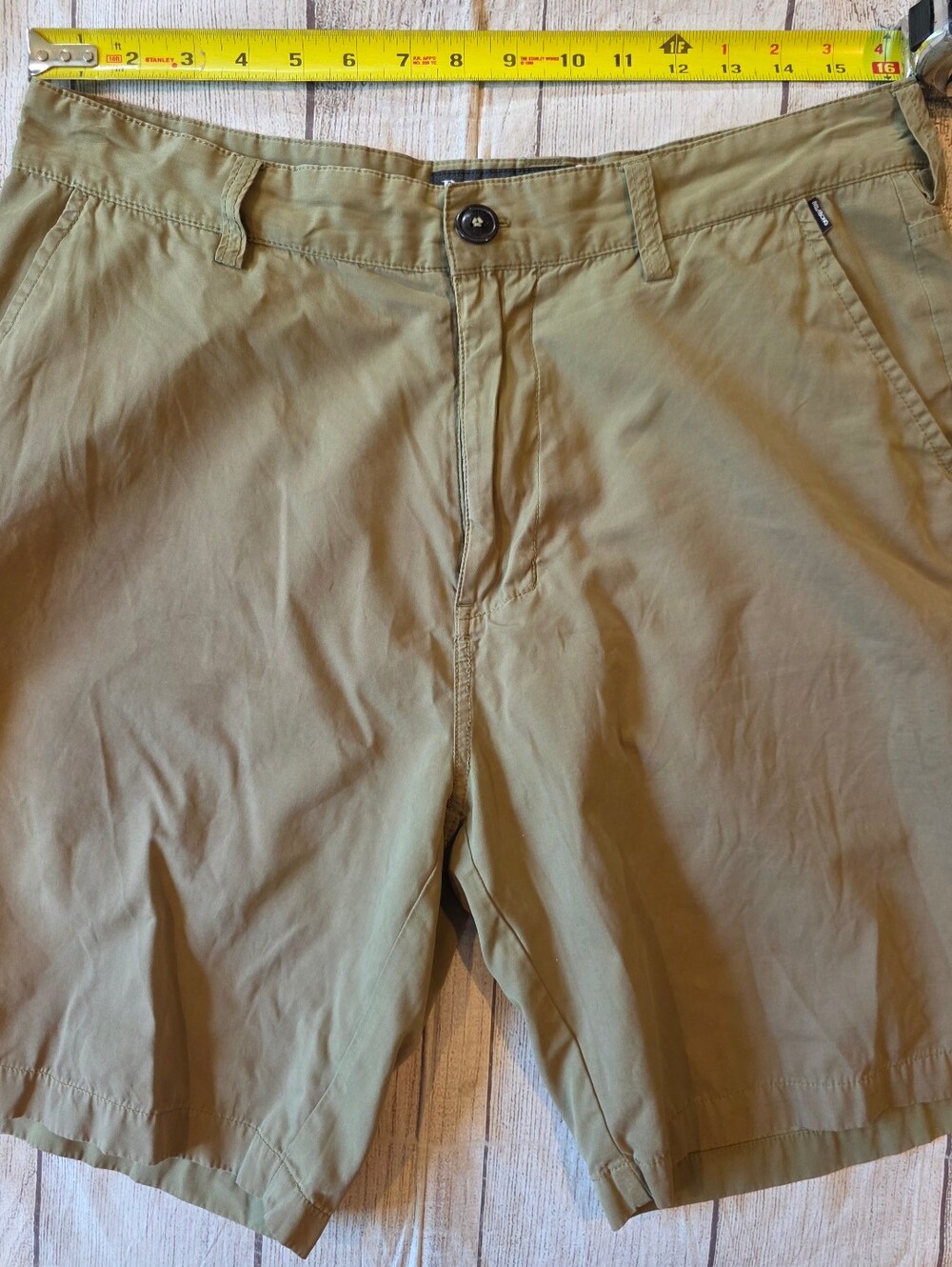 Billabong Men's Size 34 Casual Chino Surfer Shorts 8.5 Inseam Lightweight Tan - Picture 8 of 10
